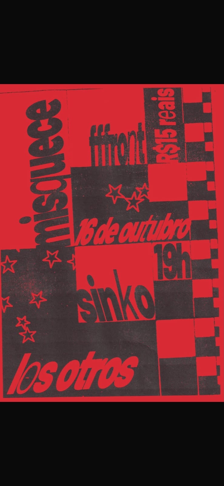 MISQUECE + LOS OTROS + SINKO no FFFRONT !!! - São Paulo, SP