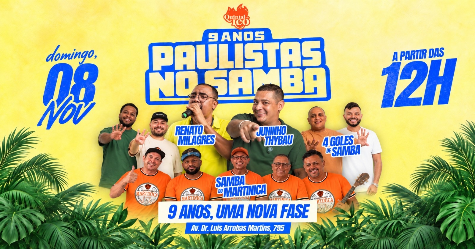 PAULISTAS NO SAMBA | 9 ANOS
