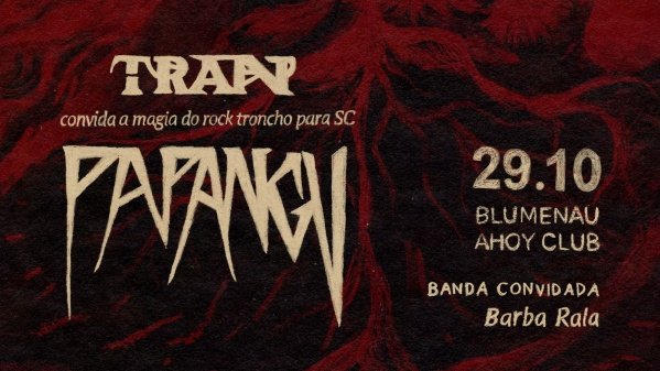 Imagem do evento [RESERVAS DE MESA] PAPANGU, TRAN E BARBA RALA no Ahoy! Tavern Club