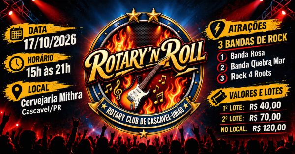 Imagem do evento Rotary´n Roll - 2ª Edição