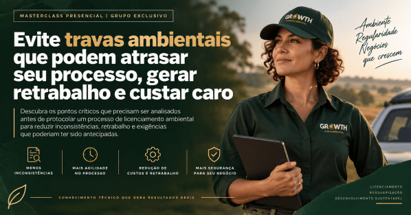 Imagem do evento MasterClass - LICENCIAMENTO AMBIENTAL SEM SURPRESAS