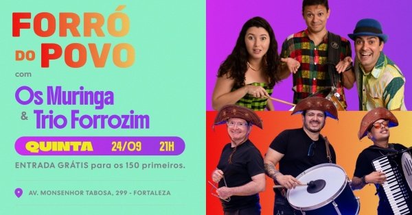 Imagem do evento Forró do Povo ~ Os Muringa + Trio Forrozim