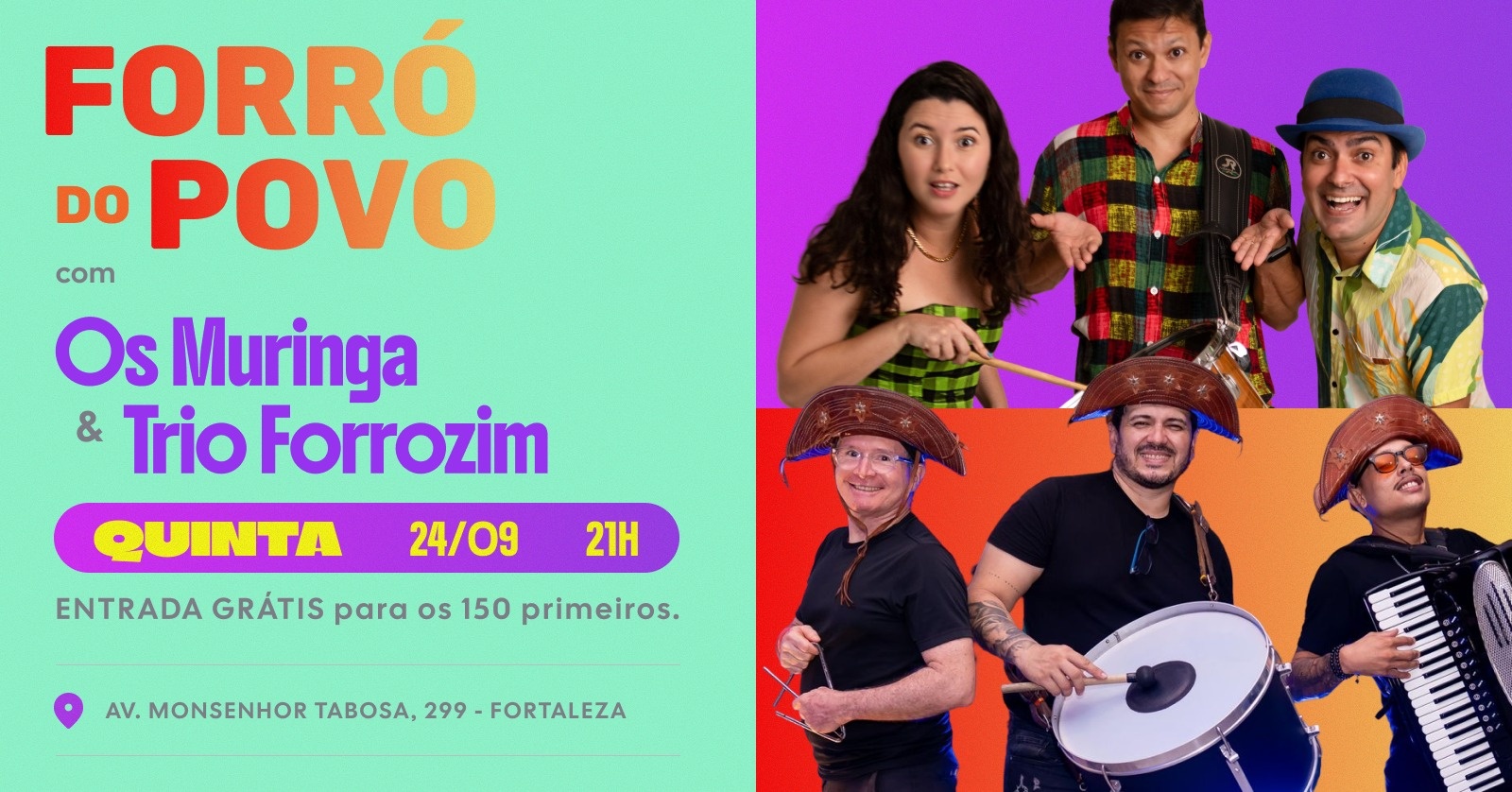 Forró do Povo ~ Os Muringa + Trio Forrozim