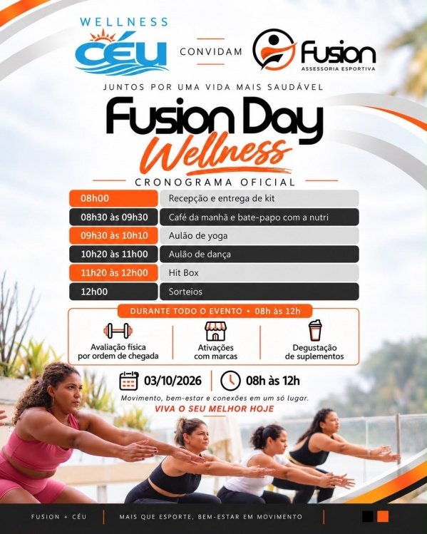 Imagem do evento WELLNESS CÉU - FUSION DAY
