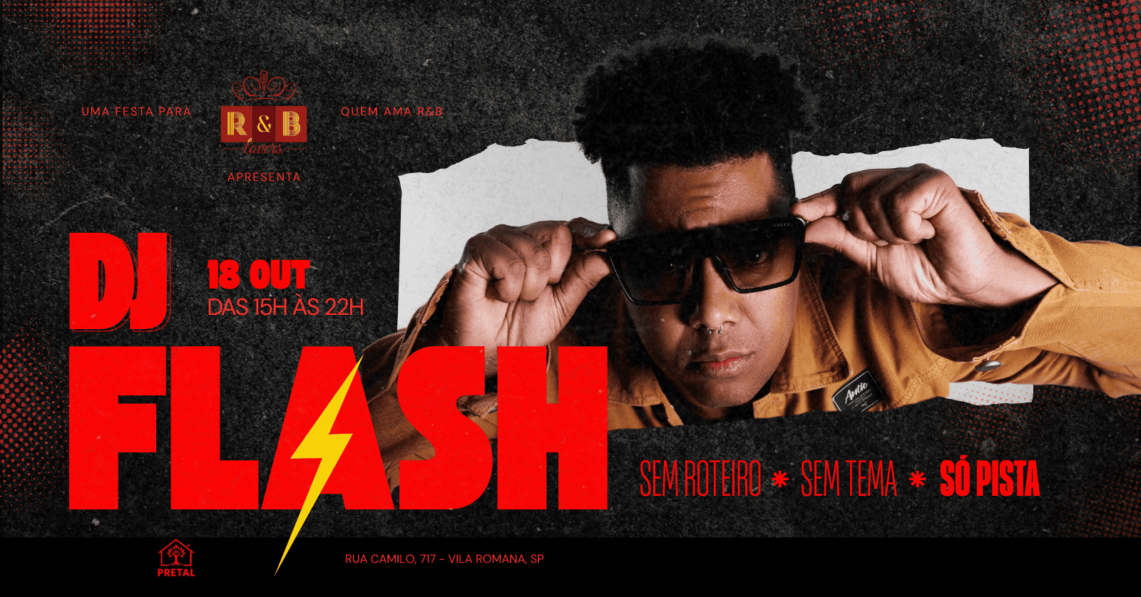 R&B Lovers convida DJ FLASH