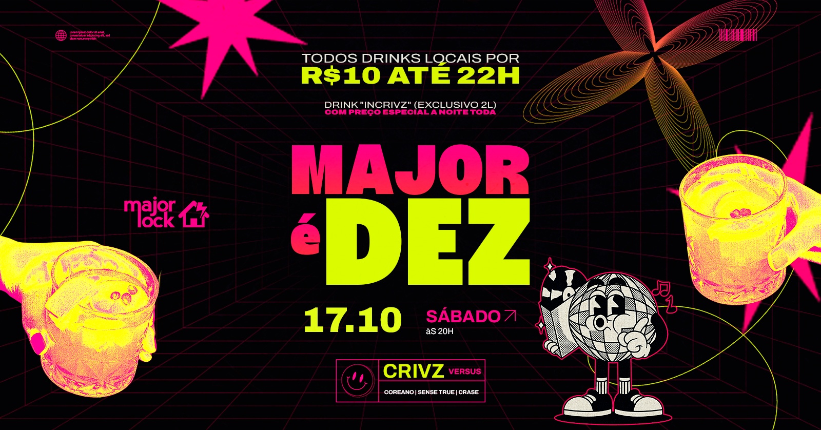 Major é 10 |17/10 - Major Lock