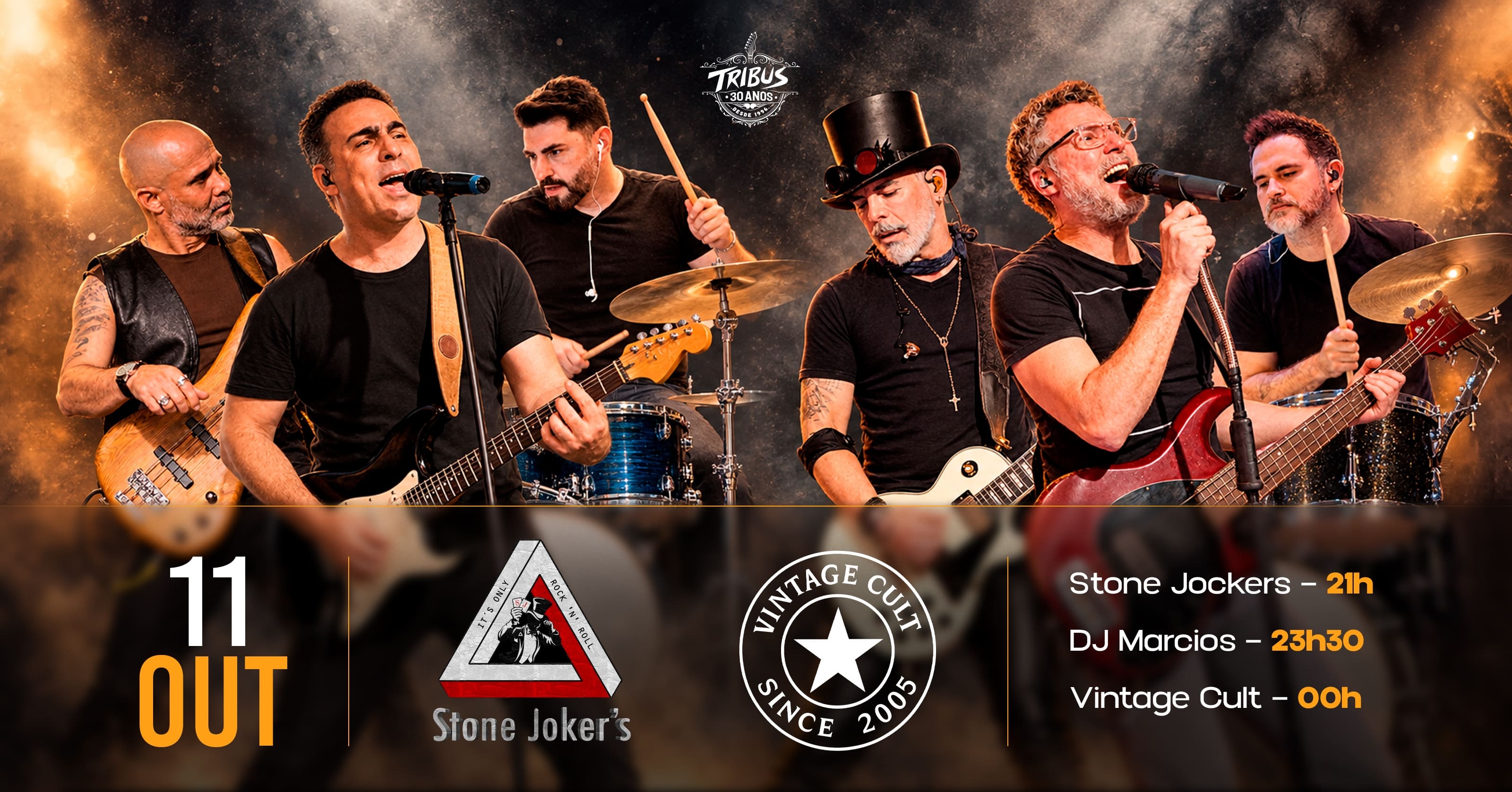 30 ANOS TRIBUS - STONE JOKERS + VINTAGE CULT
