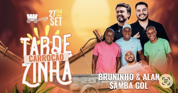 Imagem do evento TARDEZINHA NO CARROÇÃO -