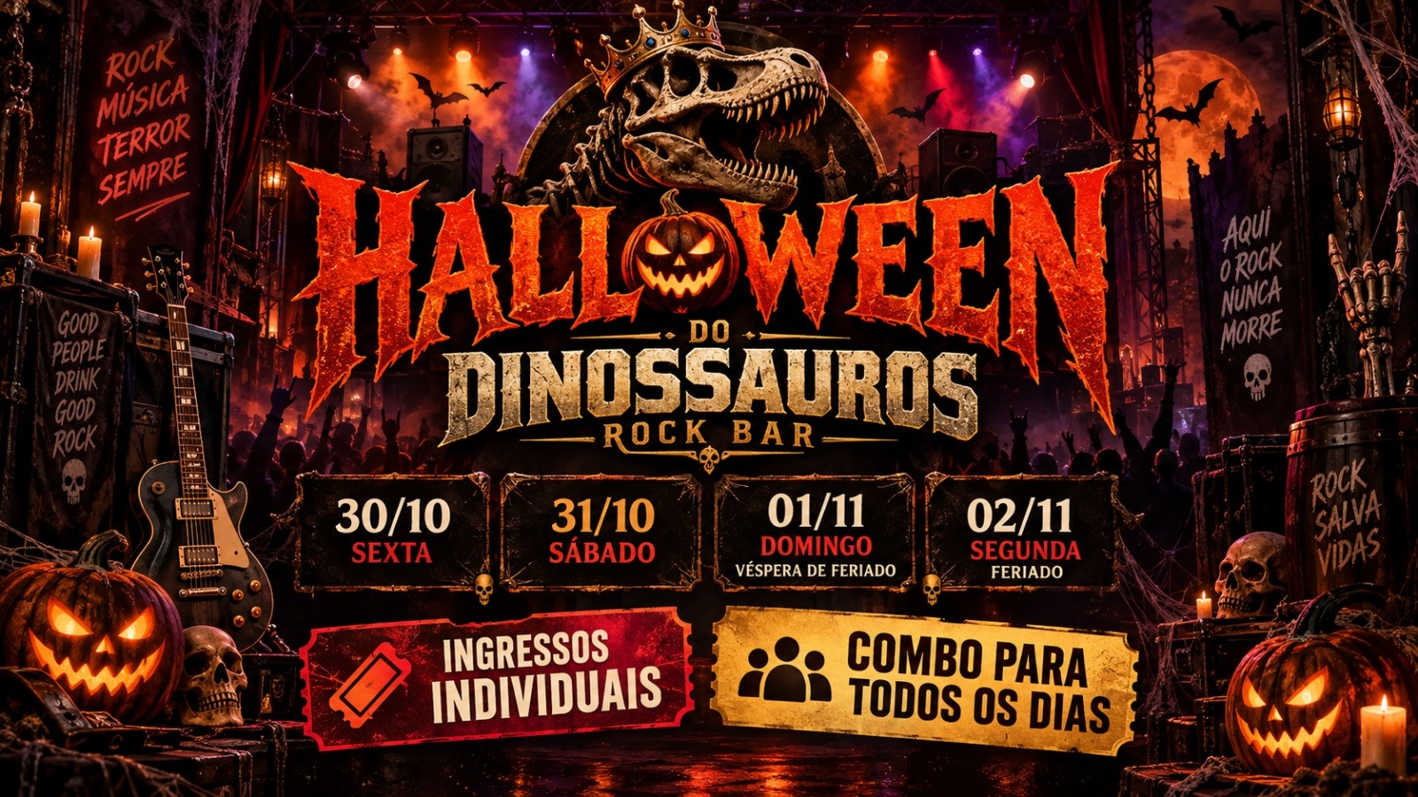 HALLOWEEN DINOSSAUROS