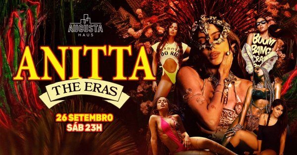 Imagem do evento ANITTA: THE ERAS | 26/SET