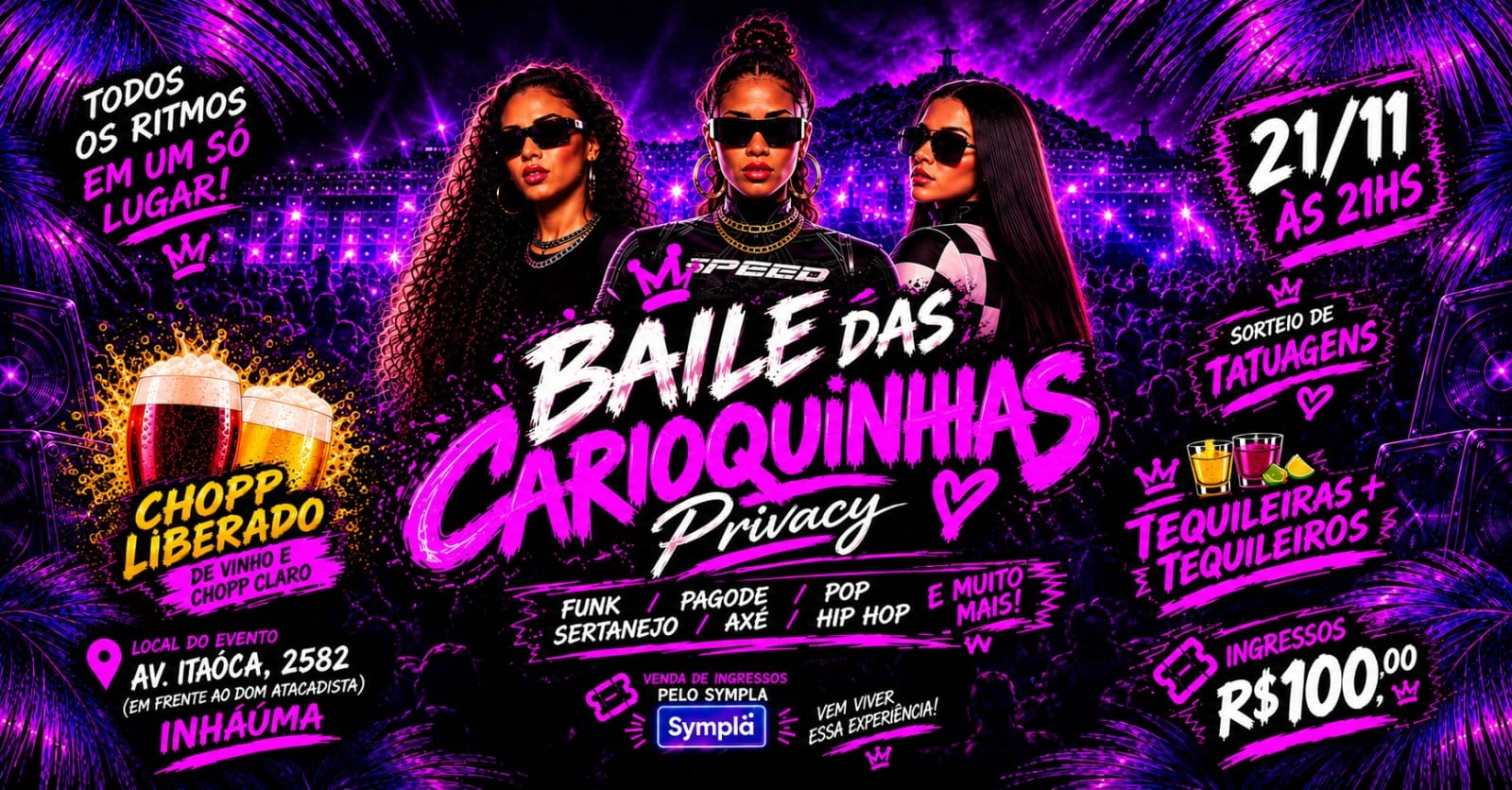 BAILE DAS CARIOQUINHAS - Rio de Janeiro, RJ