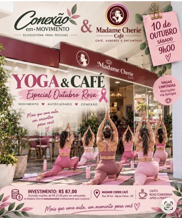 Imagem do evento YOGA & CAFÉ - Águas Claras rua 36 Sul