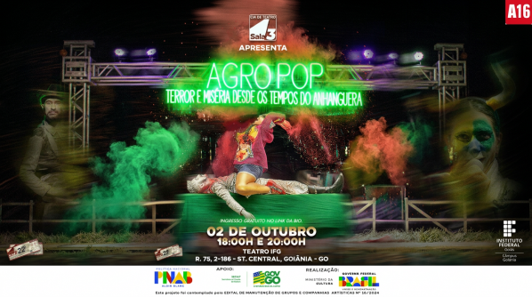 Imagem do evento AGROPOP -  TERROR E MISÉRIA DESDE OS TEMPOS DO ANHANGUERA