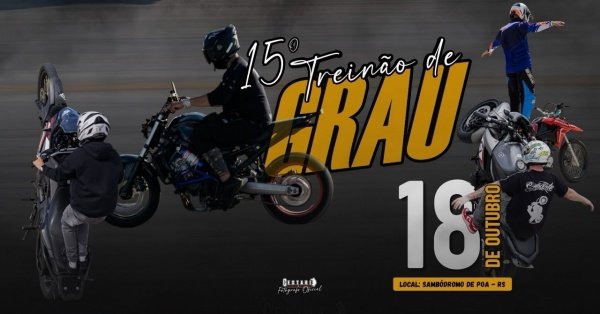 Imagem do evento 15° TREINÃO DE GRAU POA-RS