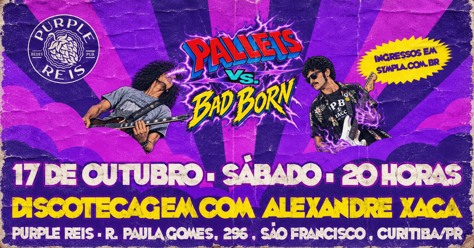 PALLETS X BAD BORN NO PURPLE REIS - Curitiba, PR