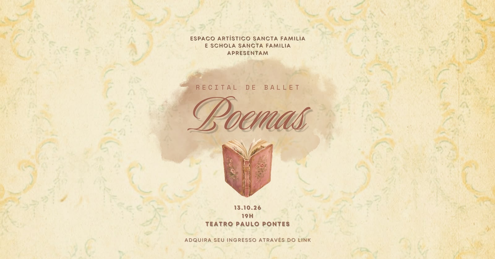 Espetáculo de Ballet Entre Poemas