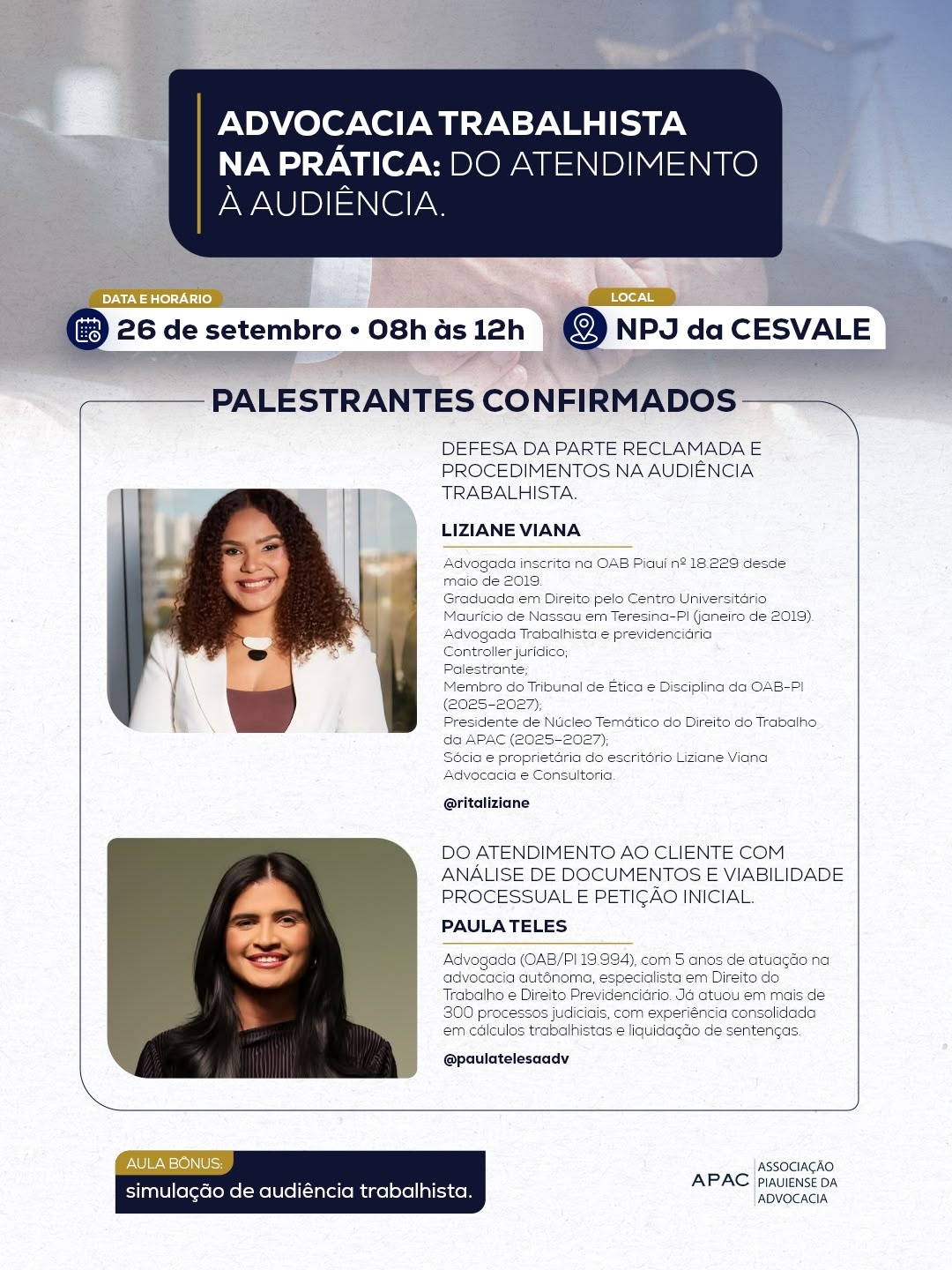 Imagem 1 da descrição do evento