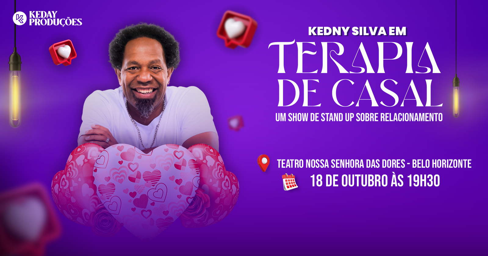 KEDNY SILVA EM BELO HORIZONTE - COMÉDIA