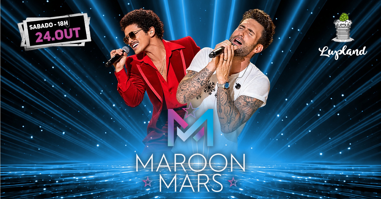 Imagen de la fuente — MAROON MARS - TRIBUTO A BRUNO MARS & MAROON FIVE