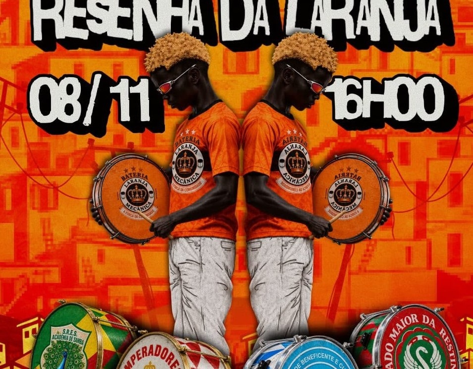Imagem da fonte — RESENHA DA LARANJA - FESTA DA BATERIA