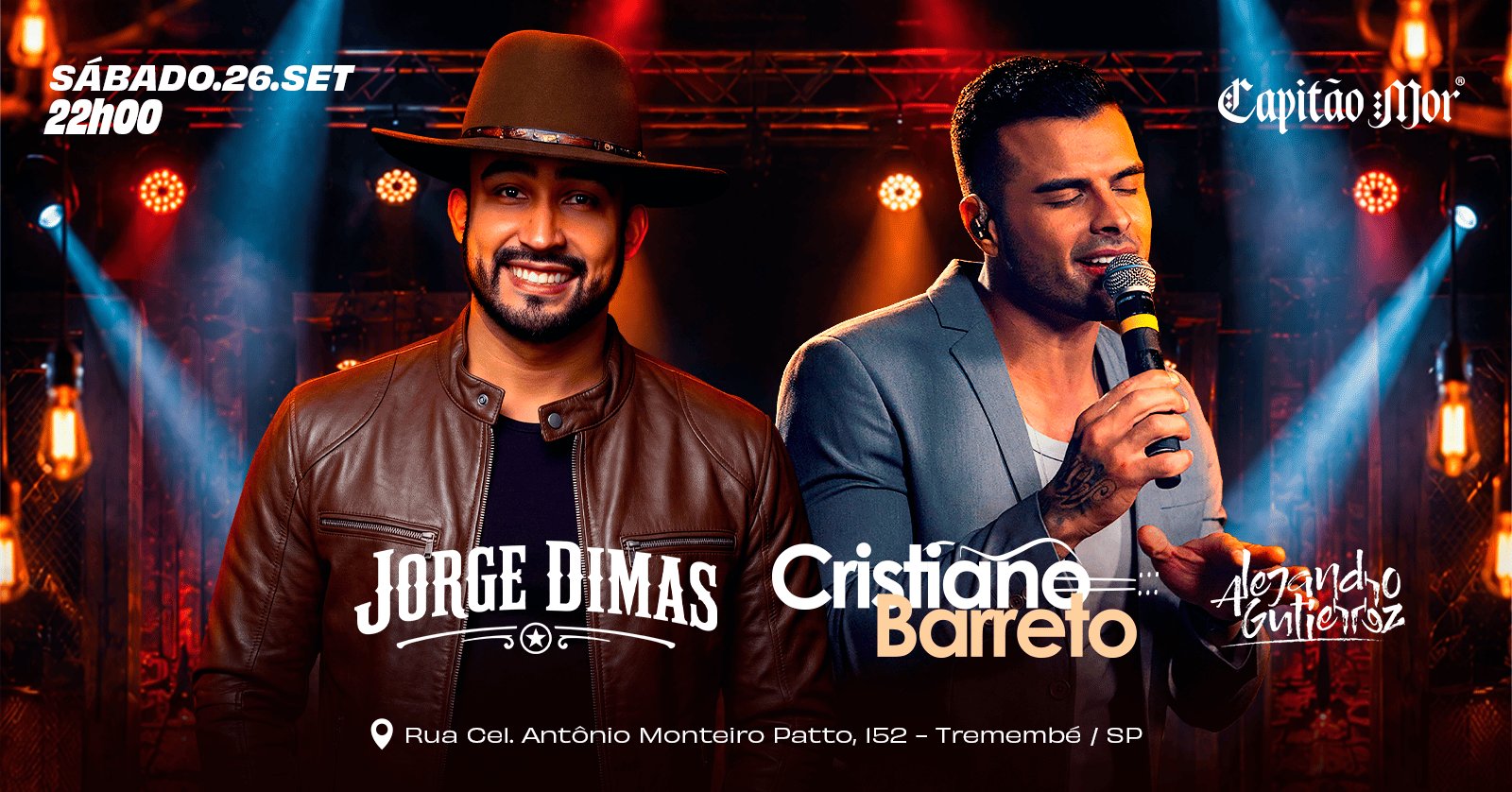 CRISTIANO BARRETO x JORGE DIMAS | SÁBADO 26-09