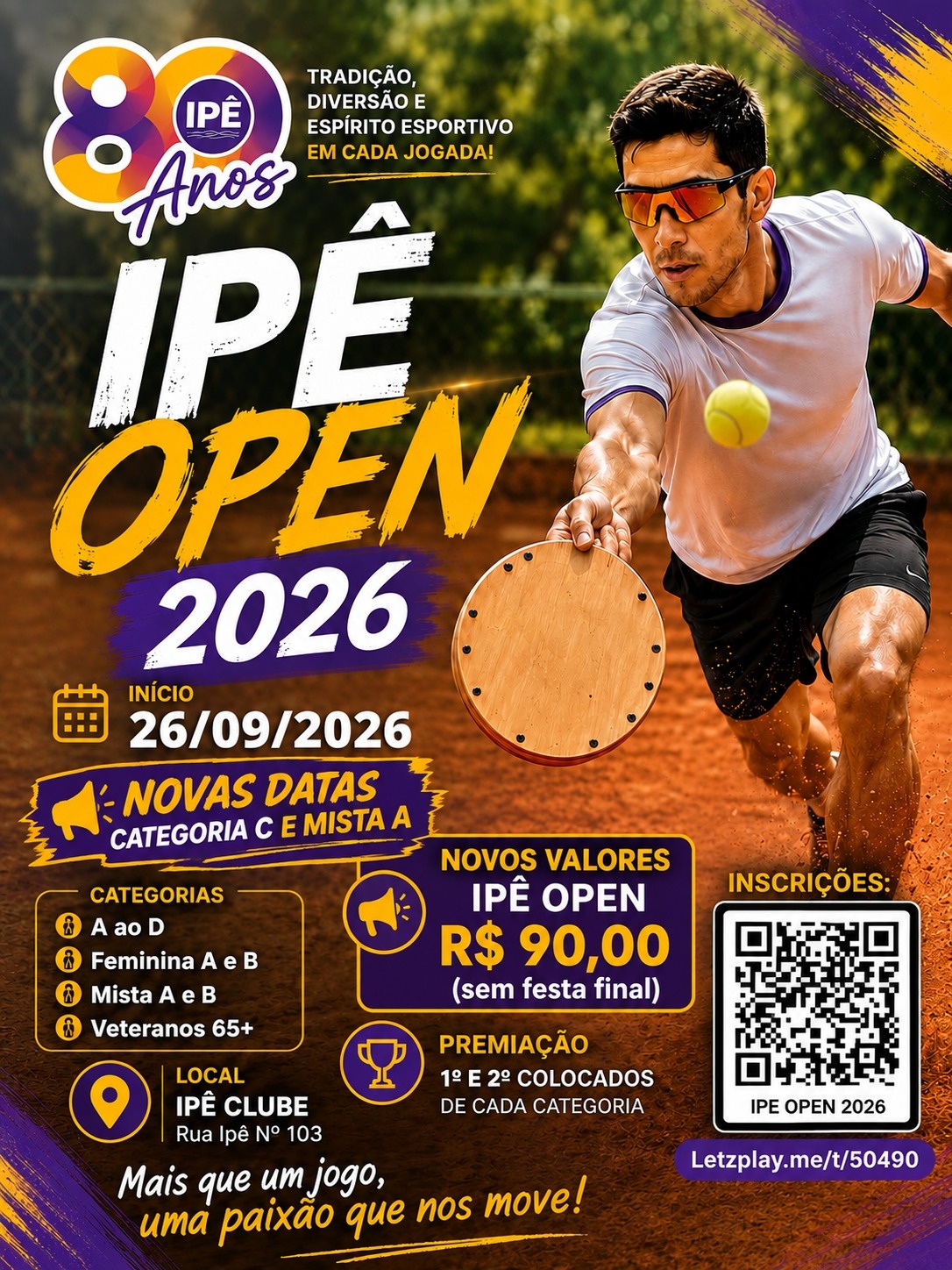 Imagem da fonte — IPÊ OPEN 2026 - CAT.C (TAMBORÉU)