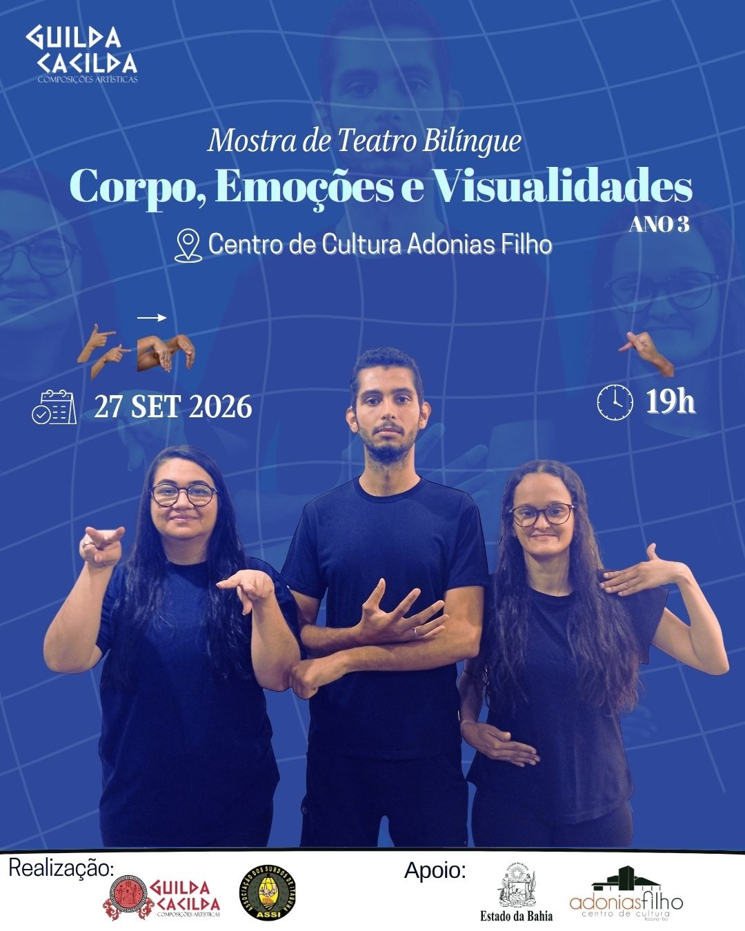 Corpo, Emoções e Visualidades - Mostra de Teatro Bilíngue - Ano 03