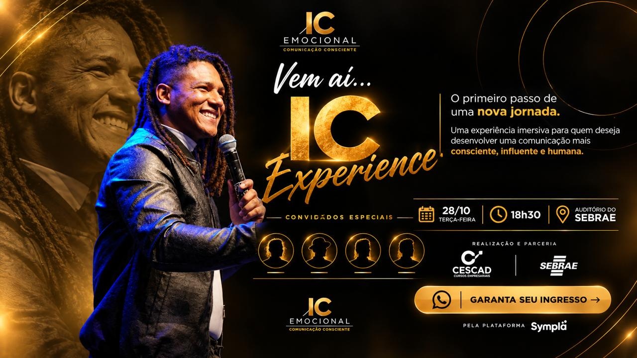 Imagem da fonte — RECIFE Palestra IC Experience (O Primeiro Passo de uma Nova Jornada)