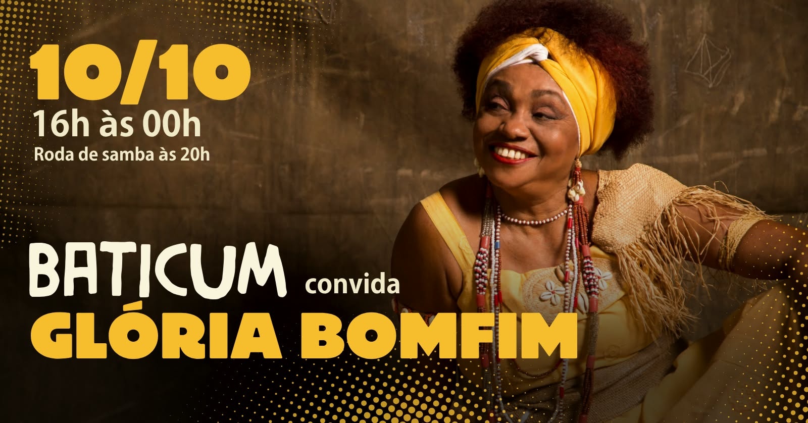 Imagen de la fuente — Baticum convida Glória Bomfim