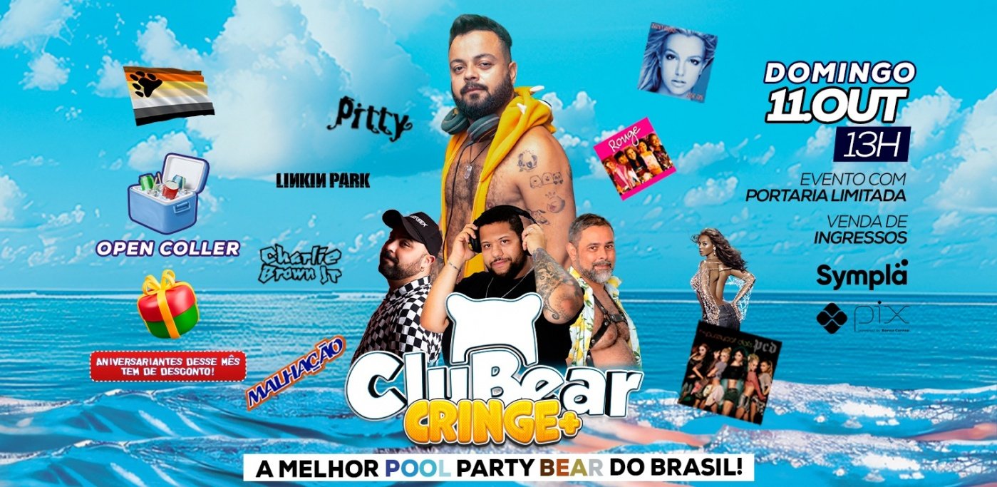 Imagem publicada pela fonte para CluBear Cringe - B-Day Dj Miller