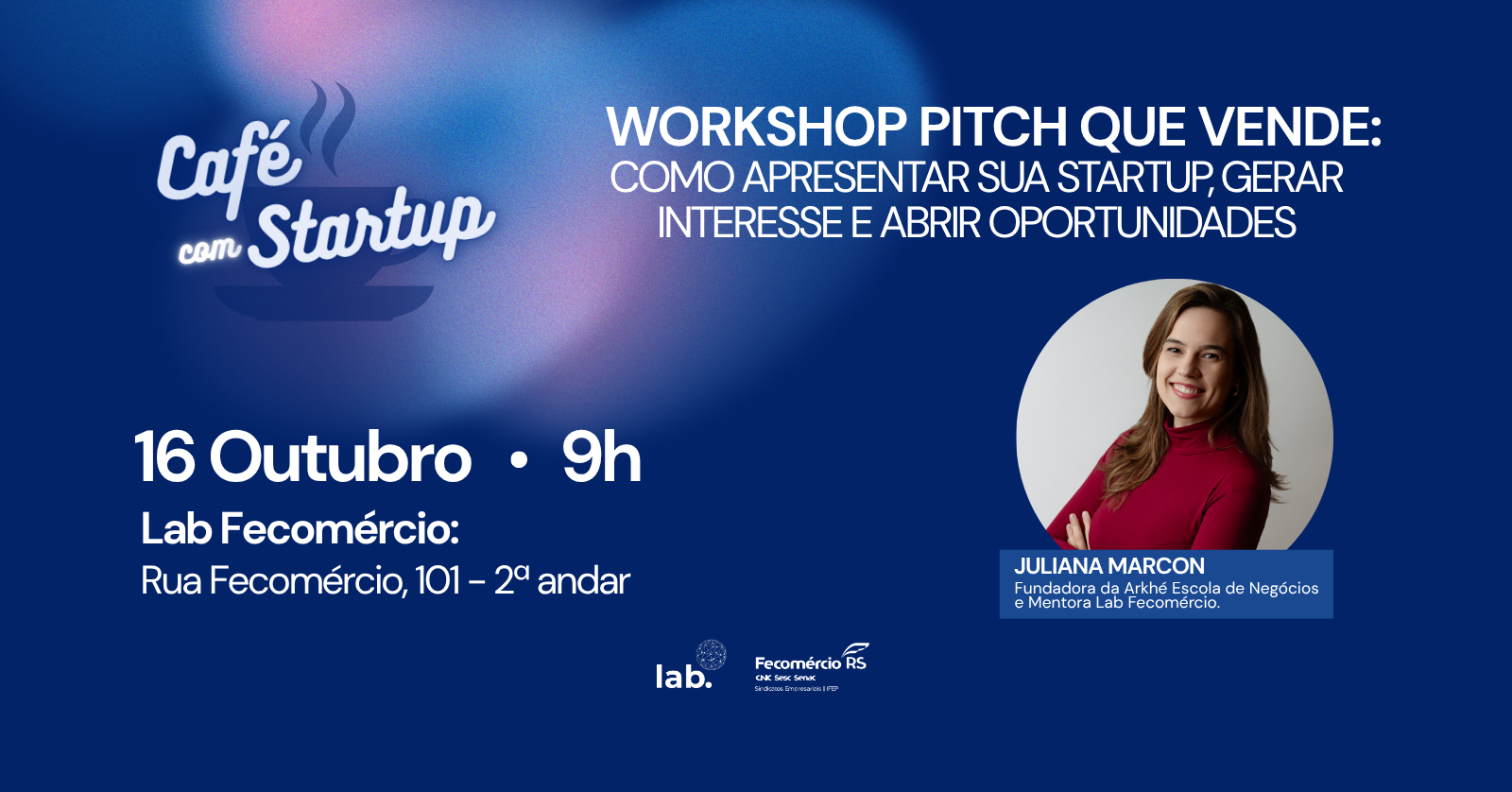 Imagem da fonte — Café com Startups | Workshop Pitch que Vende