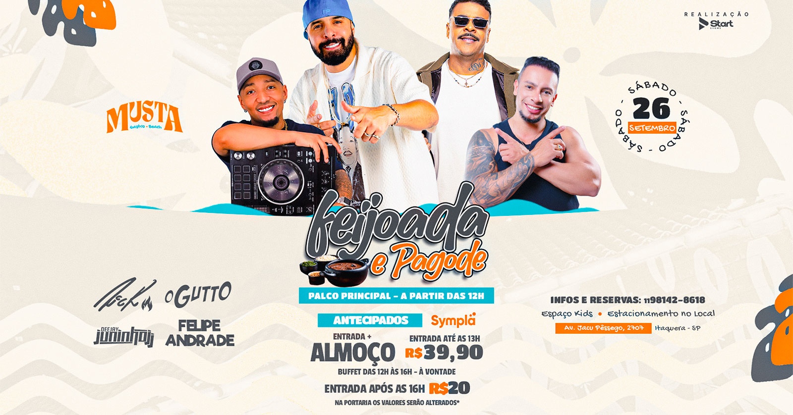 CANTOR RICK - GUTO - AGITAI PALCO PRINCIPAL NO MUSTA GASTRO BEACH ITAQUERA