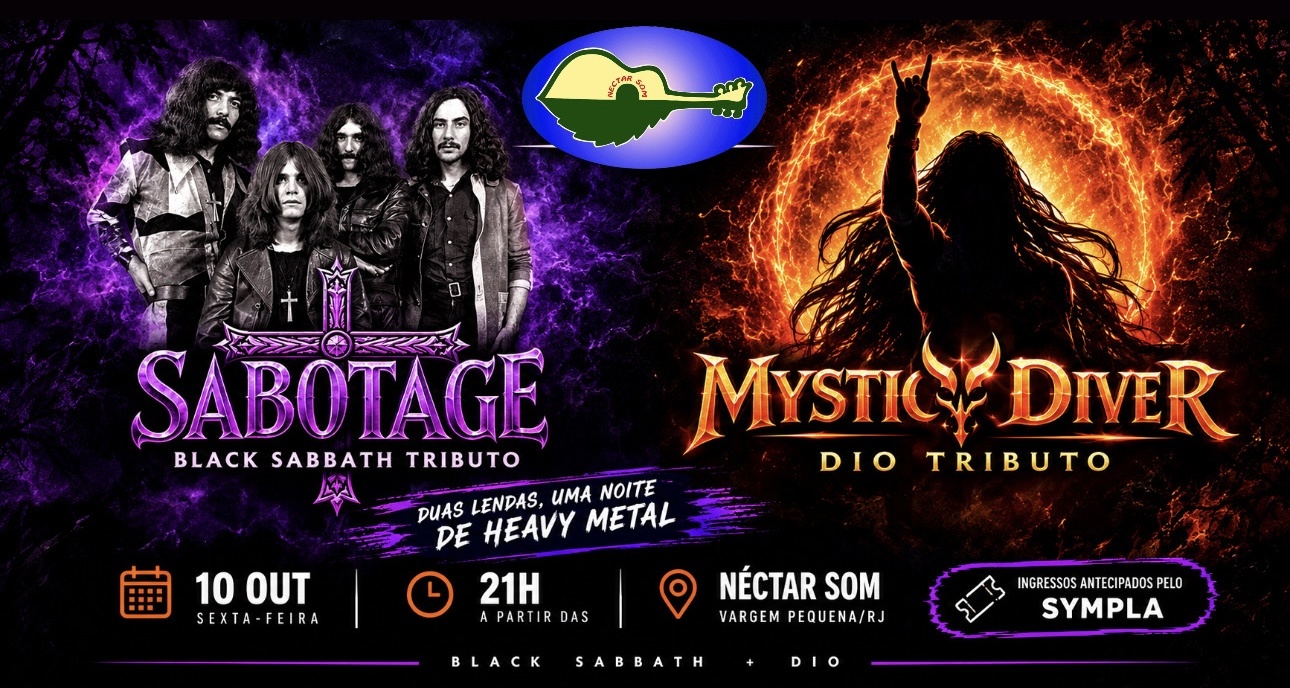 TRIBUTO BLACK SABBATH & DIO - NECTAR SOM - Rio de Janeiro, RJ