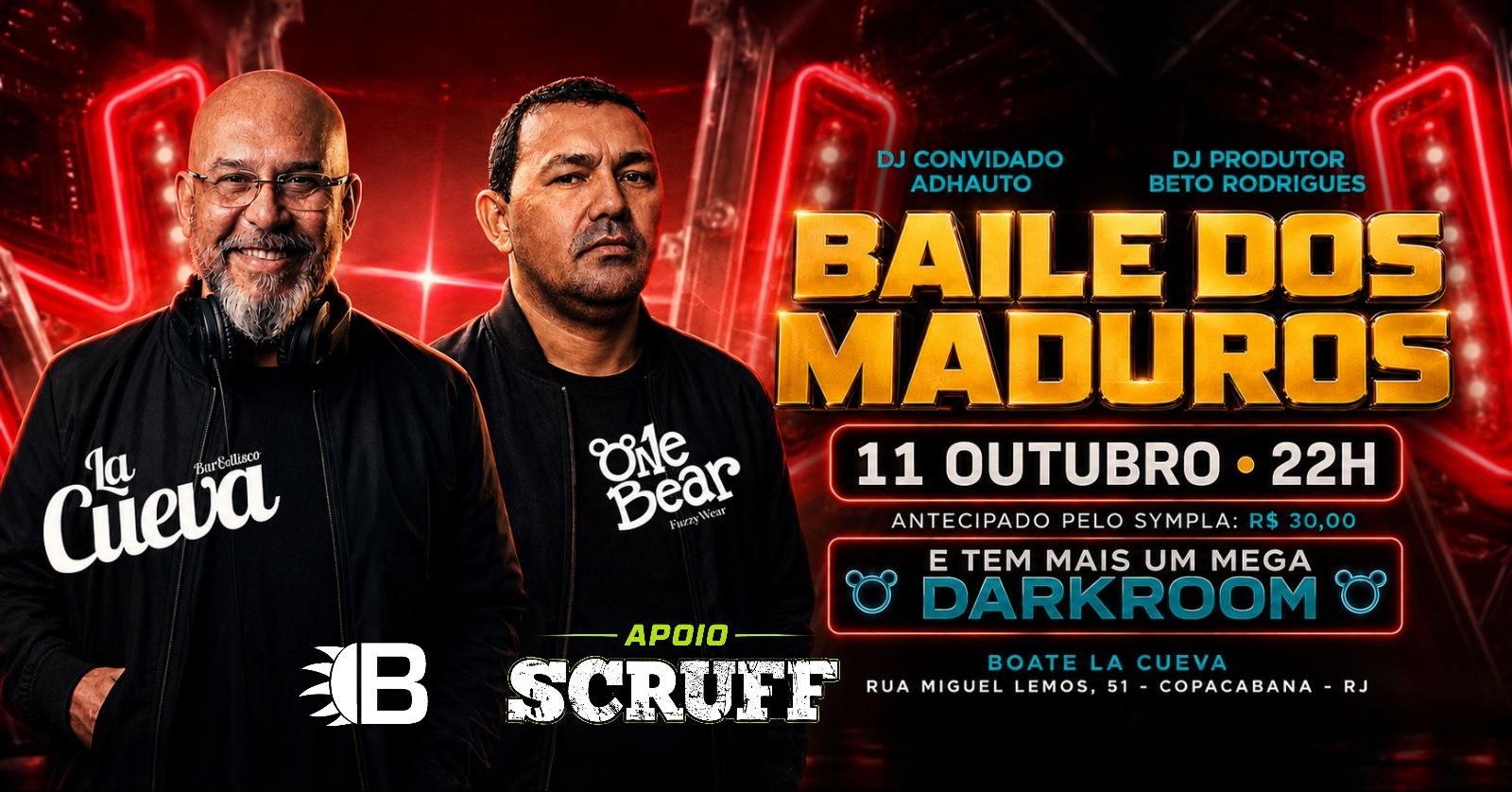 Source image — DOMINGO | 11/10 | 22H | BAILE DOS MADUROS RIO NO LA CUEVA