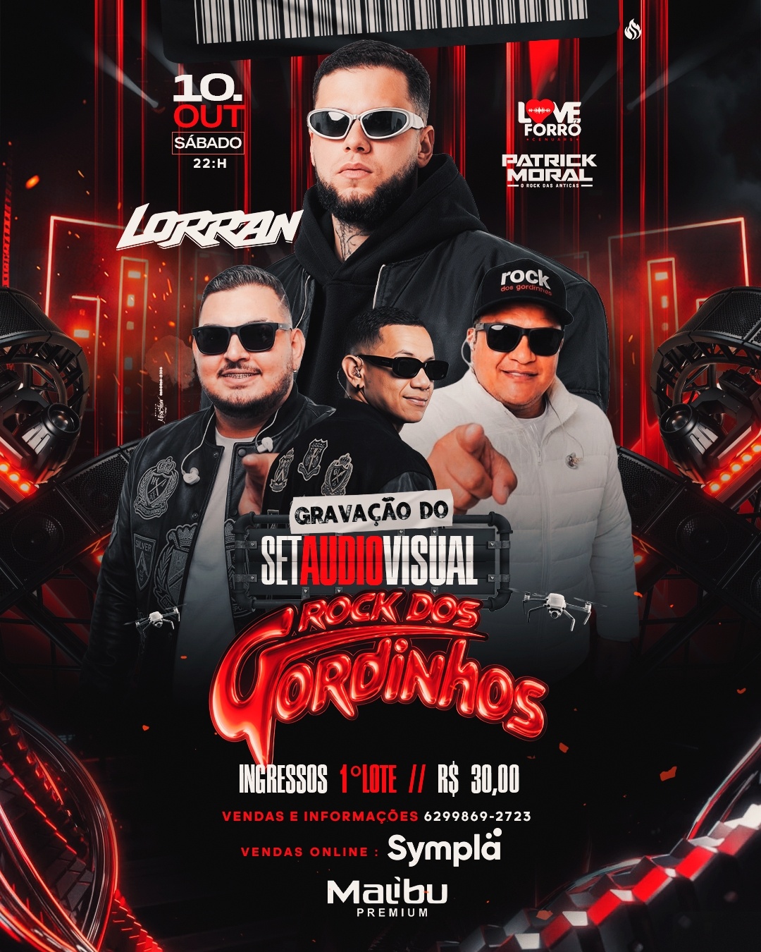 Imagem da fonte — DJ lorran+ audio visual rock dos Gordinhos