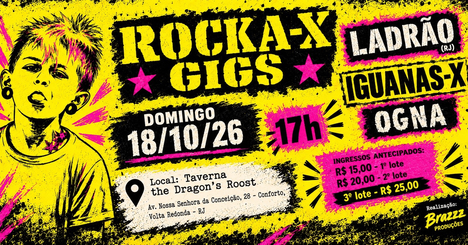 ROCKA-X GIGS - Volta Redonda, RJ