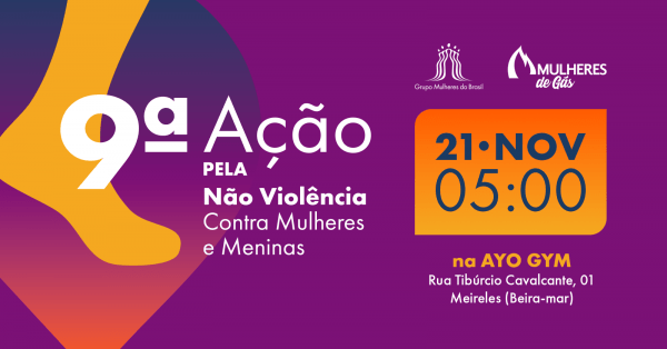 Imagem do evento 9ª AÇÃO CORRIDA E CAMINHADA PELO FIM DA VIOLÊNCIA CONTRA MULHERES E MENINAS