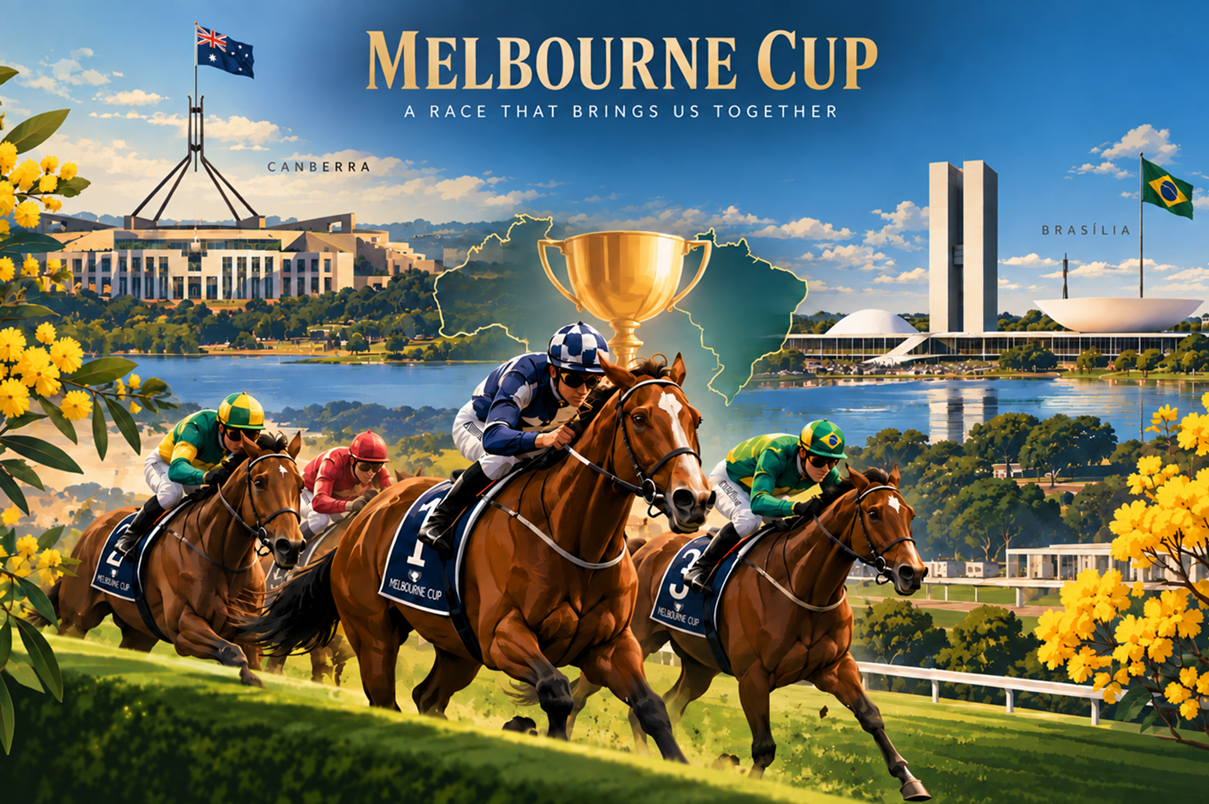 Imagem da fonte — Melbourne Cup Happy Hour @ Australian Embassy