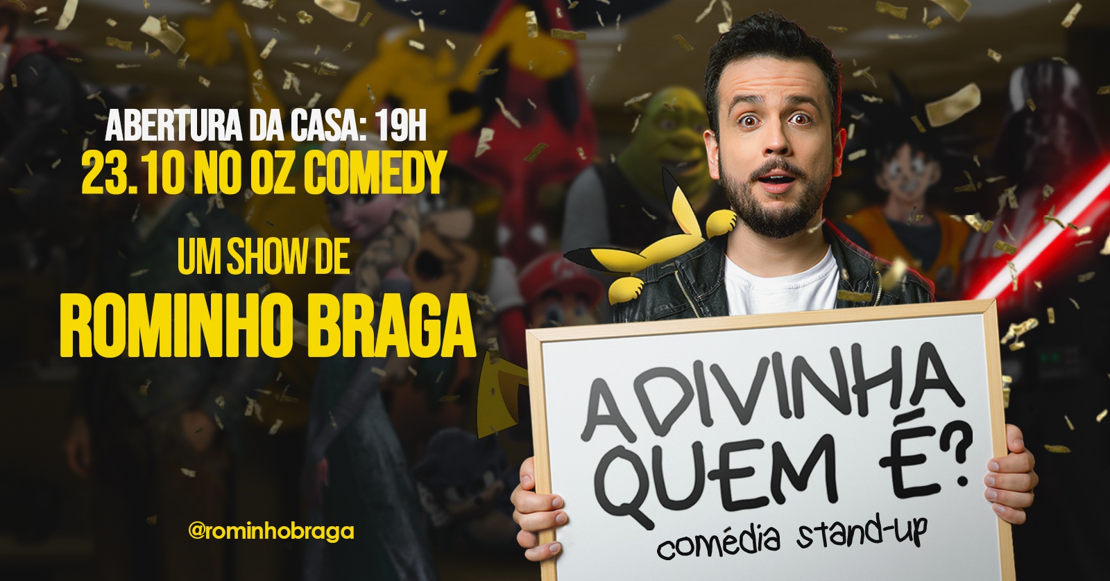 ROMINHO BRAGA EM OSASCO - ADIVINHA QUEM É?