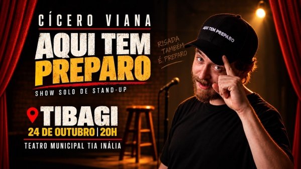 Imagem do evento Cícero Viana em Tibagi  Aqui Tem Preparo