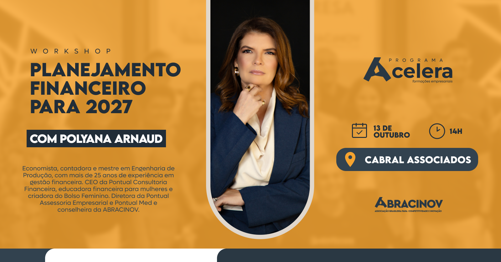 Programa Acelera - Planejamento financeiro para 2027 com Polyana Aranaud