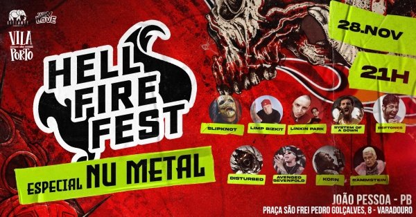 Imagem do evento Hell Fire Fest | João Pessoa / PB