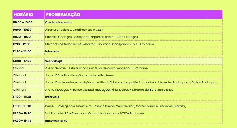 Imagem 1 da descrição do evento
