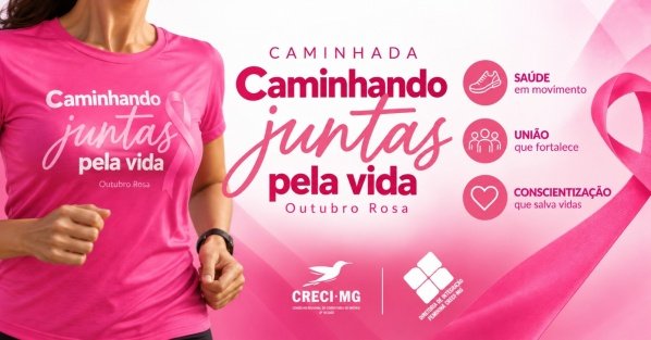 Imagem do evento Caminhada Outubro Rosa - CRECI-MG