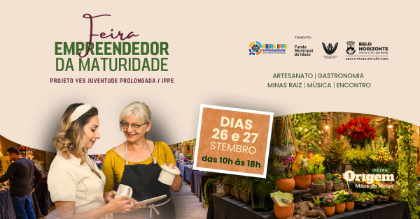 Imagem do evento Feira Origem - Edição Feira Empreendedor da Maturidade