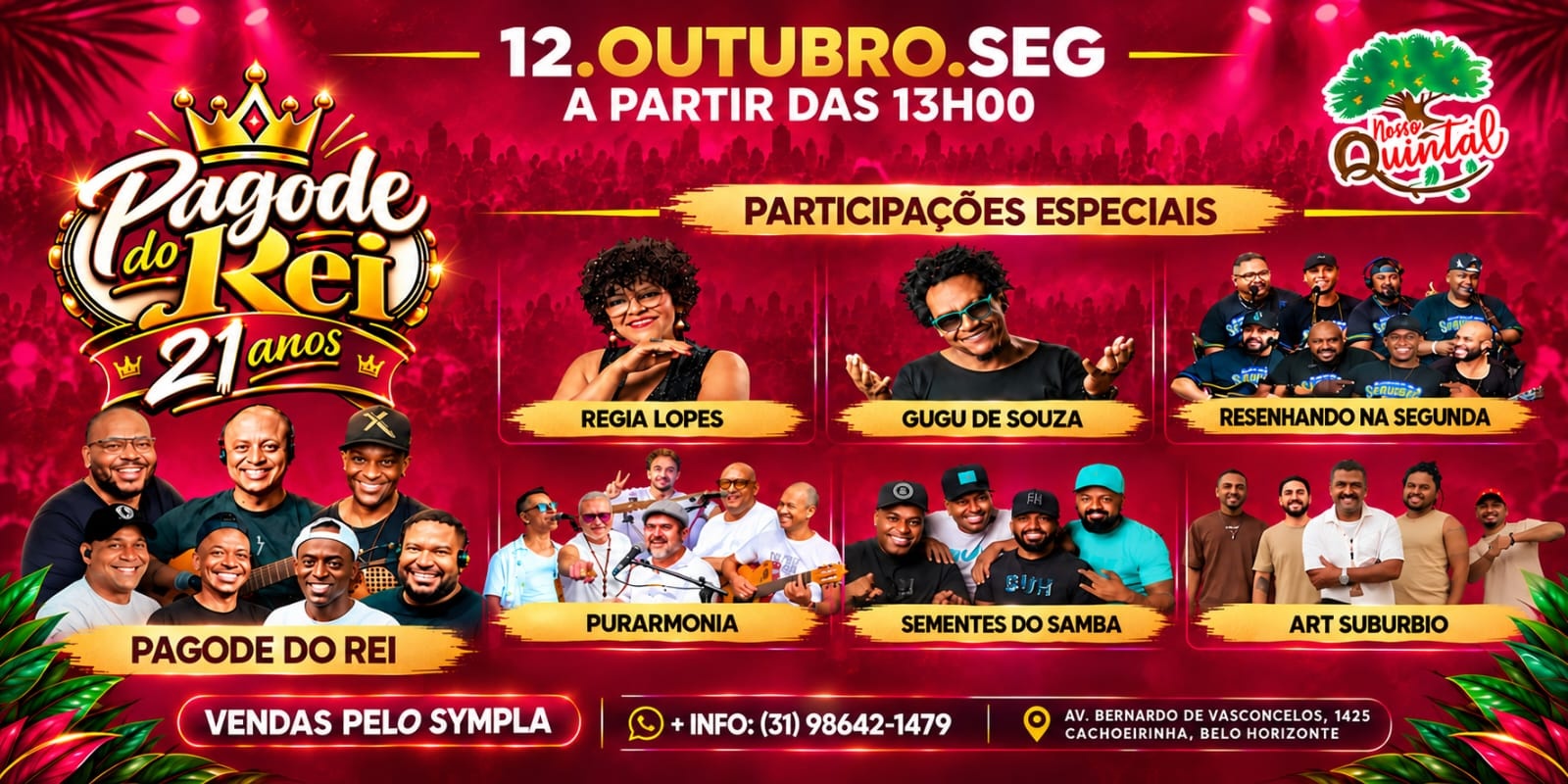 Imagen de la fuente — Aniversário Pagode do Rei