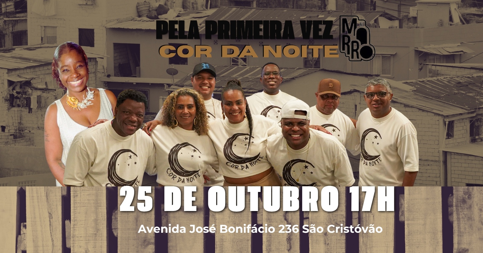 Imagem da fonte — No Morro tem a COR DA NOITE!