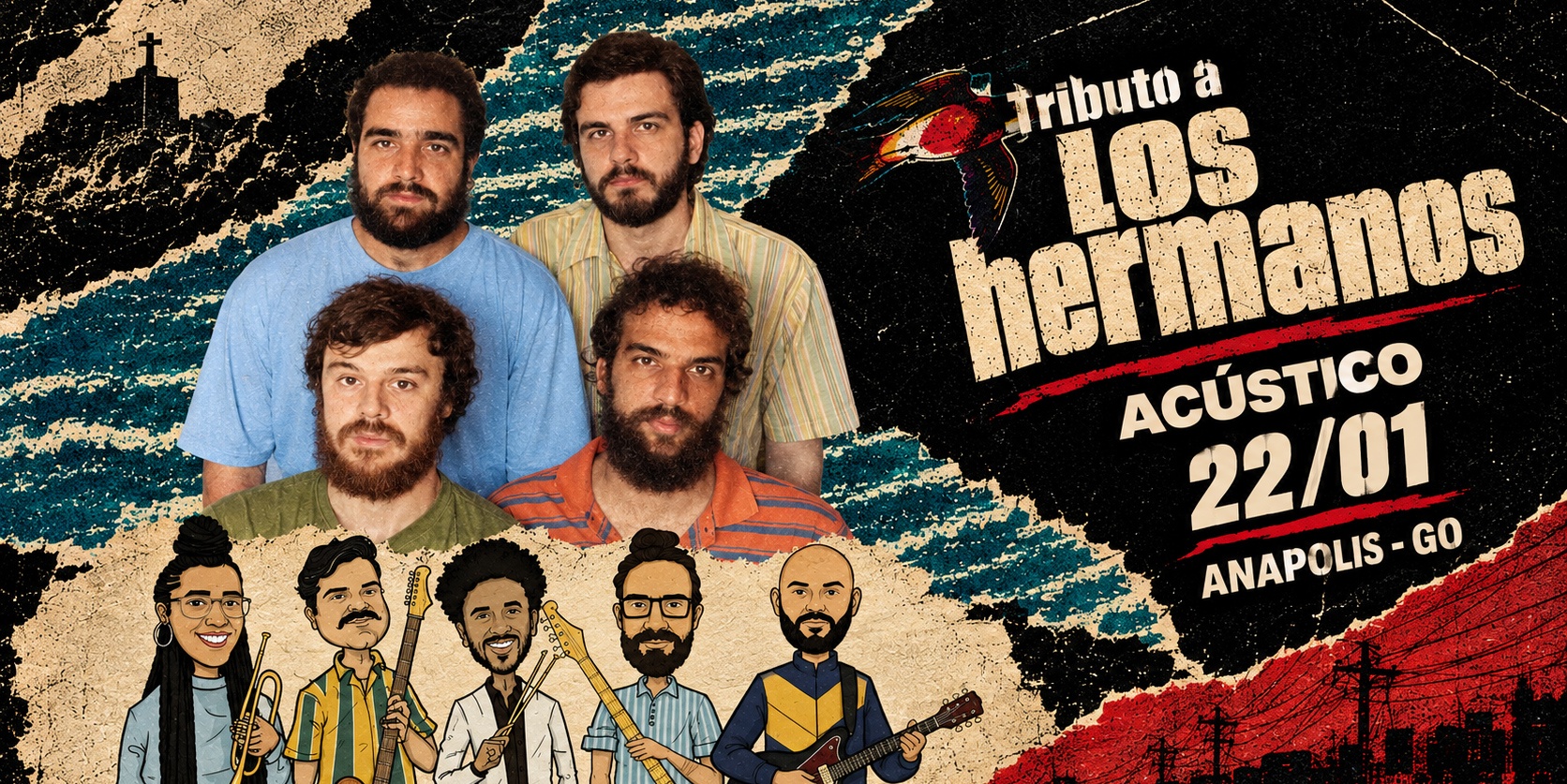 Los Hermanos Por Projeto Paquetá - ANÁPOLIS - GO - Anápolis, GO
