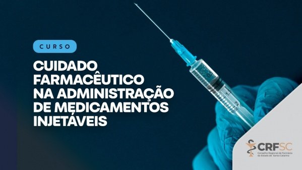Imagem do evento Cuidado Farmacêutico na Administração de Medicamentos Injetáveis (ARARANGUÁ)