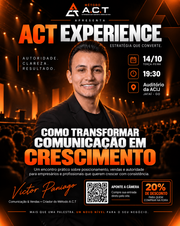 Imagem do evento ACT EXPERIENCE - Como transformar comunicação em Crescimento